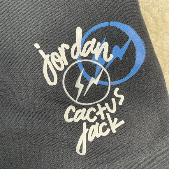 [XL-T] CACTUS JACK x NIKE AIR JORDAN Fragment Design Sweat Shorts Travis Scott - Picture 5 of 9